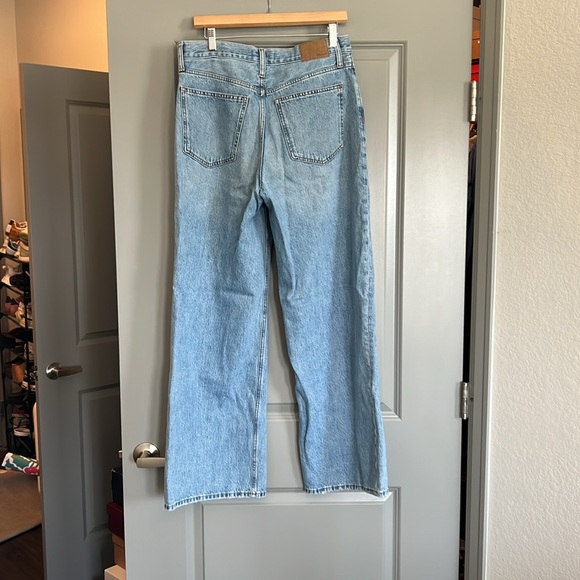 Madewell Light Blue Wide Leg Jeans - Picture 2 of 3